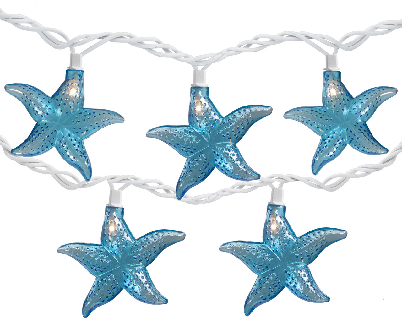 blue starfish novelty string lights