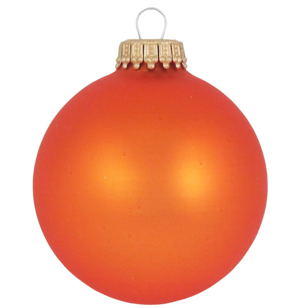 wildfire matte glass ball ornaments